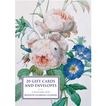Tin Box of 20 Gift Cards and Envelopes: Redoute Glorious Flowers - Cards - 2012 - 1
