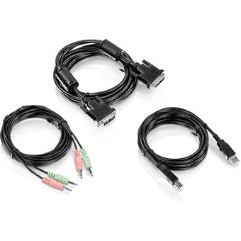 Cabo Kvm Trendnet TK-CD10 | Preto - 1