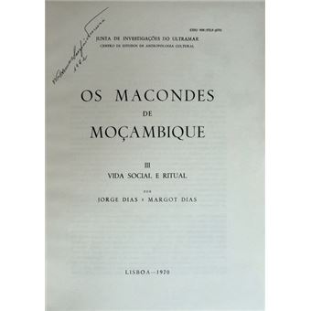 Os macondes de moçambique, iii - vida social e ritual. - 1