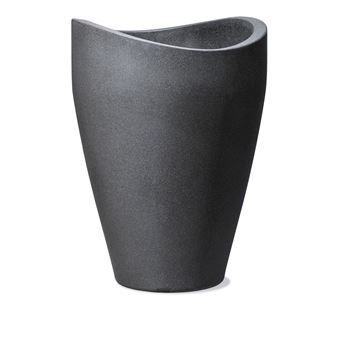 Floreira scheurich 54265 vaso para plantas independente preto interior - 1