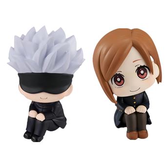 Figura Anime Jujutsu Kaisen EZII Satoru Gojo Kugisaki Nobara 2 em 1 - 1