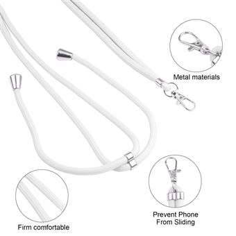 Capa e Tpu magunivers Padrão de Favo de Mel | à Prova de Choque com Corda Pendurada Branco para Samsung Galaxy A52S 5G/Galaxy A52 5G/4G - 1