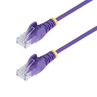 Cabo de Rede StarTech.com N6PAT50CMPLS | Roxo - 1