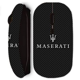 Rato Sem Fios Maniacase Preto Masertati Fundo Branco Carbono - 1