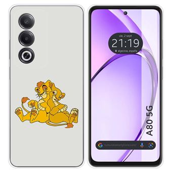 Capa de silicone TUMUNDOSMARTPHONE para Oppo A80 5G | Design Lions - 1