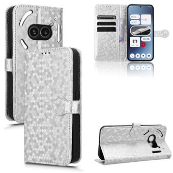 Capa FOXDOCK para Nothing Phone 2A | Fecho Magnético | TPU Macio | Compartimentos para Cartões | Prata - 1