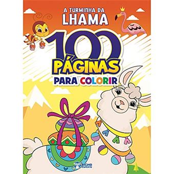 100 Paginas Para Colorir - A Turminha Da Lhama - 1