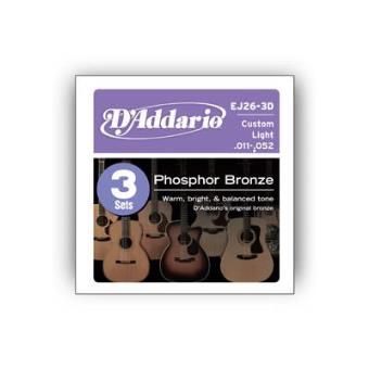 D'Addario EJ26-3D corda de guitarra - 1