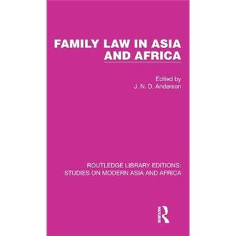 Family Law In Asia And Africa - 1