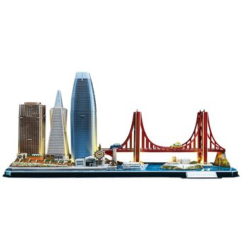 Puzzle 3D CubicFun Cidade San Francisco | 90 Peças - 1