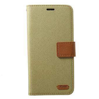 Capa Magunivers PU sarja caqui para Samsung Galaxy S10