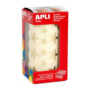 Autocolantes Apli 11116 com 2360 Estrelas Ouro - 1