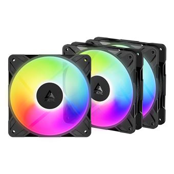 Ventoinha ARCTIC Freezer P12 Pro Reverse A-RGB - 3 Pack | Preto - 1