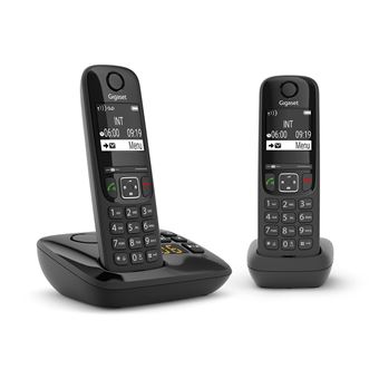 Telefone Gigaset AS690A Duo | Preto - 1