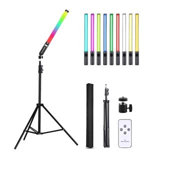 Vara de luz LED Shiyi com tripé RGB e bateria incorporada + comando - 1