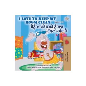 I Love To Keep My Room Clean English Punjabi Bilingual Book Gurmukhi - 1
