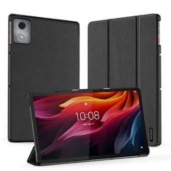 Capa DUX DUCIS para Lenovo K11 Plus em PU com Suporte e Porta-Lápis– Preto - 1