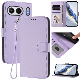 Capa com Carteira FLOODKING para OnePlus Nord 4 5G | Fecho Magnético | RFID | Carregamento Sem Fios | Lilás - 1