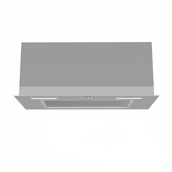 Exaustor Integrado Ciarra CD6926AS | 60 cm | 650 m³/h | 3 Velocidades | Recirculação ou Evacuação | A+++ | Prata - 1