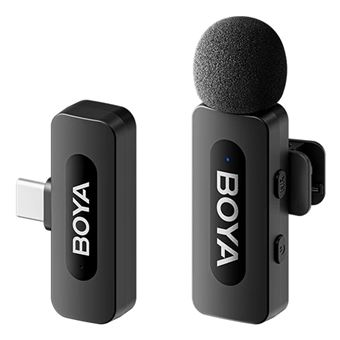 Microfone de Lapela BOYA BY-V10 (V2.0) | Preto - 1
