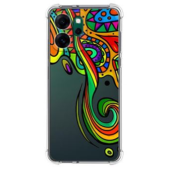 Capa Tumundosmartphone de Silicone à Prova de Choque para Oppo Reno 14 F / 14F 5G | Design Cores Desenhos - 1