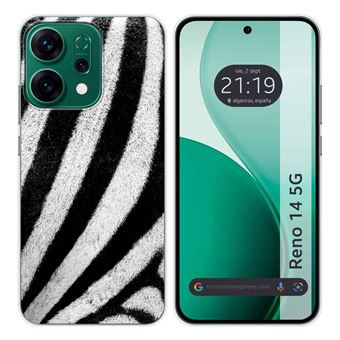 Capa Tumundosmartphone de silicone para Oppo Reno 14 5G | Animal Design 02 Desenhos - 1