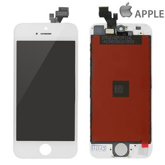 Ecrã LCD Tátil Apple para iPhone 5S Branco - 1
