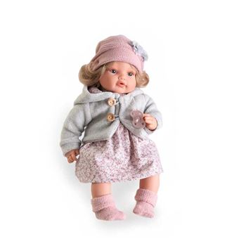 Boneca Muñecas Antonio Juan | Beni Lagrimitas com Casaco de Inverno - 1