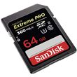 Sandisk Extreme PRO, 64 GB 64GB SDXC UHS-II Class 10 cartão de memória