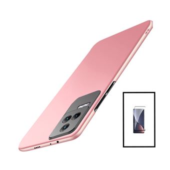 Kit Phonecare Película de Vidro Temperado 5D Full Cover + Capa SlimShield para Xiaomi Redmi K40S - Rosa - 1