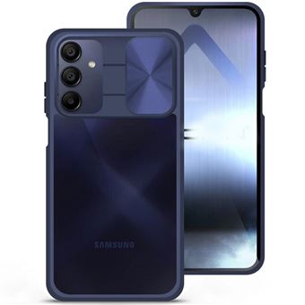 Capa MisterCapas para Samsung Galaxy S24 FE Tampa Deslizante Premium | Azul Marinho - 1