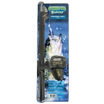 Cana & Carreto de Pesca Game on Fishing 0778004 | Preto - 1