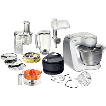 Robô de Cozinha Bosch Styline | Aço inoxidável, Branco - 1