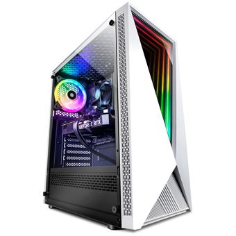 Computador Gaming Vibox IV-89 PC - 8 Core Intel i7 11700F Processador 4.9GHz - Nvidia RTX 4070 Ti 12GB - 16GB RAM - 240GB SSD - 1TB Disco Rígido - 700W PSU - Windows 11 - WiFi - 1