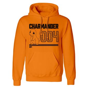 Sweatshirt Unissexo Pokémon Charmander Line Art | Laranja | XXL - 1