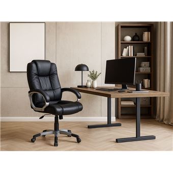 Cadeira de Escritório Executiva Ideia Home Design Novis | Preto - 1