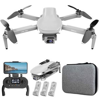 Drone SZSMART L500P motor sem escovas | GPS | 5G | WIFI | com 2 câmaras | 4K | Autonomia: Até 25 min | 3 Baterias | branco - 1