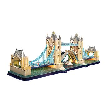 Puzzle 3D CubicFun Edifícios Tower Bridge | 222 Peças - 1