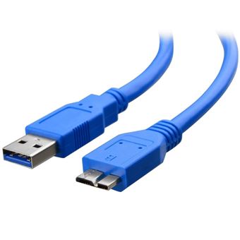 Cabo Usb Techly 2.0m USB 3.0 A-Micro B M/M | Azul - 1