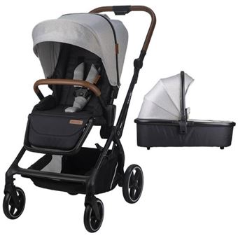 Carrinho Bebé 2 em 1 Convertível  Coccolle Saliara | Cinzentostone - 1