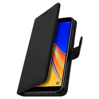 Capa Flip Avizar para Samsung Galaxy J6 Plus Carteira Preto - 1