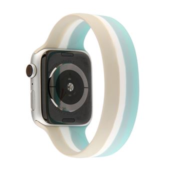 Bracelete de Silicone HSMY Elástico Multicolorido para Apple Watch Series 6/ SE/ 5/ 4 | 44 mm - Multicolor11 -Tamanho M - 1