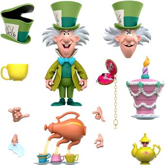 Figura Super 7 Ultimate Chapleiro Mad Hatter Alice in Wonderland  Disney  | 18 cm - 1