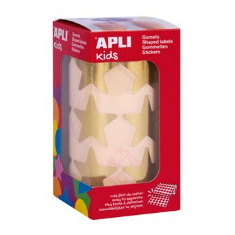 Autocolantes Apli 17866 com  708 Estrelas Ouro XL - 1