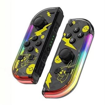 Kit Orysin Joy-Con com LED RGB para Nintendo Switch | Edição Pikachu | Estilo e Iluminação Personalizada - 1