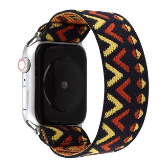 Bracelete de Nylon HSMY Extensível Trançado para Apple Watch Series 6/ SE/ 5/ 4 | 40 mm - Multicolor 4 - 1