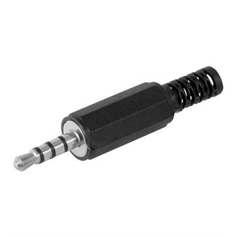 Conector Goobay 3.5mm plug | Preto - 1