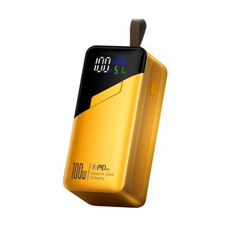Power Bank SZSMART TP01 PD40W Type-C | 100W | para Tablet e Telemóvel com Cabo de Carregamento | 20000mAh | Amarelo - 1
