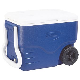 Geleira Rígida  com Rodas Coleman | 40QT | Performance Cooler | 38 L | White & Blue - 1
