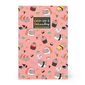 Caderno A5 Pautado Legami Sushi Cat - 1